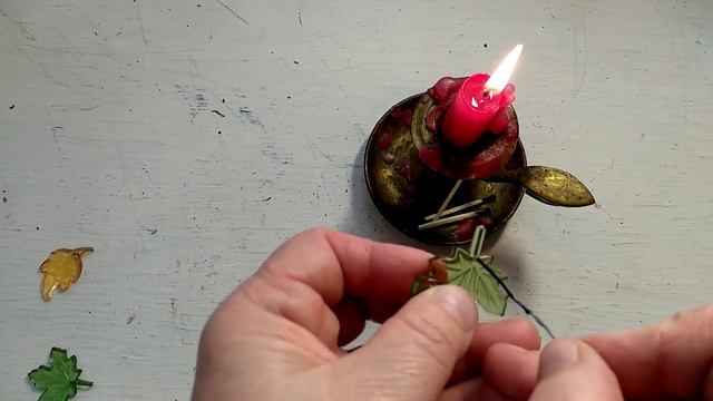 DIY/Осенний декор из бутылки,ветки и безделушек из фикс прайс.