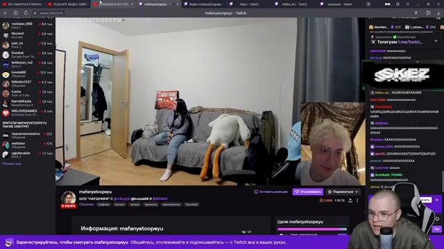 КАША СТРИМ | Каша Смотрит Шоу Наушники Мафаня (ft. Некоглай) | Реакция Каша смотреть онлайн