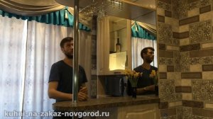 ? Барная стойка для кухни. ?Дизайн кухонного гарнитура с барной стойкой в маленькой кухне на заказ