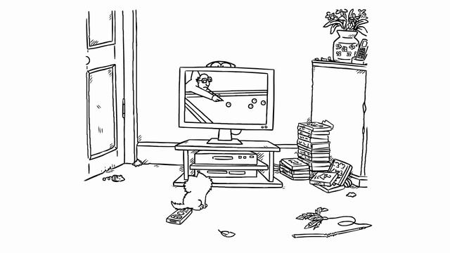 Кот Саймона. Экран. 29 серия
Screen Grab - Simon's Cat