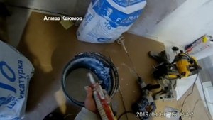 1/10 Установка межкомнатной двери в стены из гипсолита