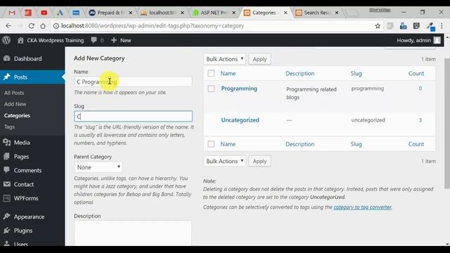 #8 Categories and Tags Management || Wordpress in Tamil