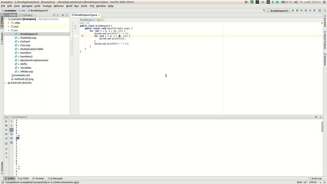 Java basics: break смотреть онлайн