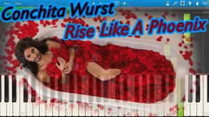 Conchita Wurst - Rise Like A Phoenix (Eurovision 2014 Austria) [Piano Tutorial] Synthesia