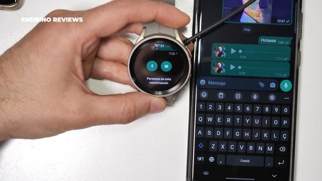 WHATSAPP ya es oficial en los smartwatch con WearOS Samsung, TicWatch ASÍ FUNCIONA смотреть онлайн
