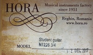 Гитара Hora N1226 Student размер 3/4 - Кабы не было зимы ( зима в Простоквашино )