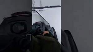 Тайга барс 850 по рыхлому снегу