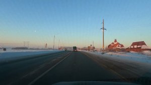 Трасса Боготол   Мариинск февраль 2023г.