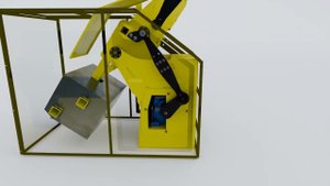 Демонстрация работы противотаранного устройства (шлагбаума) от FENSYS