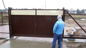 откатные ворота Гранд Лайн СПб 9290869