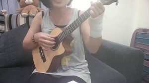 Talking to the moon(Ukulele cover)