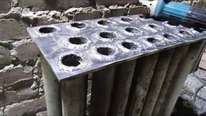 пиролизный котел из кирпича ч3.Теплообменник.