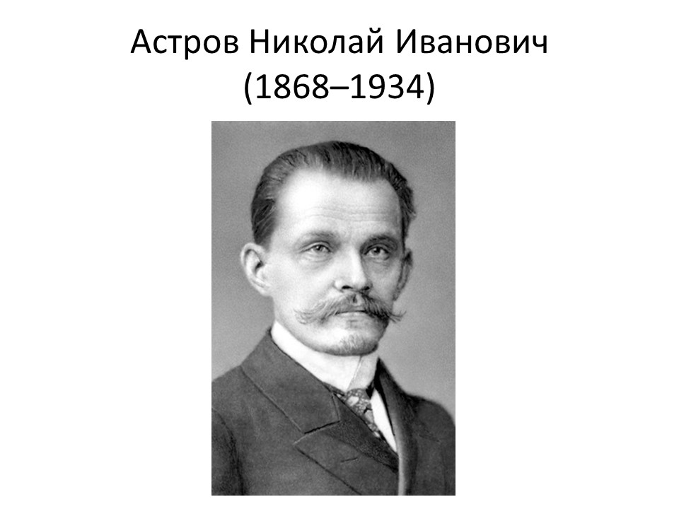 Онлайн-лекция М.М.Горинова «Николай Астров как общественный деятель и москвич»