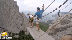 Артём  Ilias-kay Rope jumping with Skyline x-team in Crimea