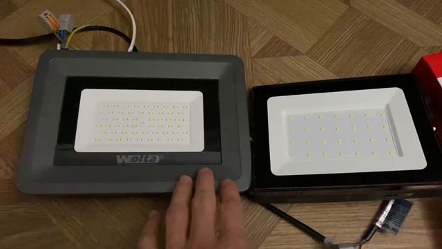 Прожектор из Светофора, обзор прожектора Wolta, какой прожектор выбрать 50Вт