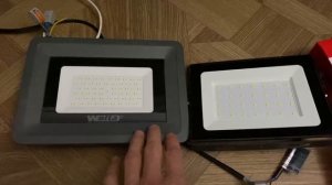 Прожектор из Светофора, обзор прожектора wolta, какой прожектор выбрать 50Вт