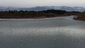 31 01 2021 СЛИЯНИЕ рек НАТАНЕБИ  и ЧОЛОКИ  у моря ВИДЕО Артур Мартиросян Шекветили Грузия