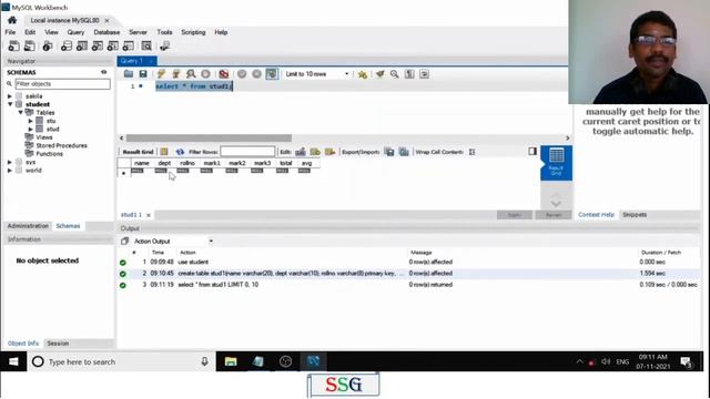 Java Real Time Project | Table Creation and value Insertion | MySQL | Demonstration | Tamil | Part смотреть онлайн