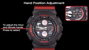 GA-140 G-SHOCK 5612  Hands Home Position Adjustment ( Hands & Digital time not matching ) - Tutoria