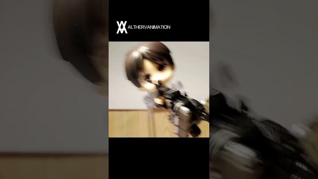 Levi Ackerman vs Kenny Ackerman's squad stop-motion ATTACK ON TITAN(Shingeki no Kyojin)