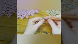 Воротничок Снежная Королева. Вяжем вместе.