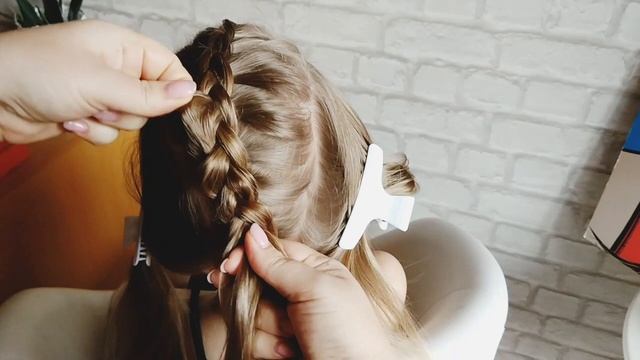 Детская прическа в садик смотреть онлайн