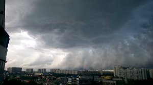 Москва, ураган, циклон, тучи, купол. 30 июня 2017.