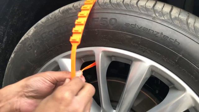 Emergency Anti-Skid Tire Snow Chains | Snow Zip Tie Anti-Skid Straps for Tyres смотреть онлайн