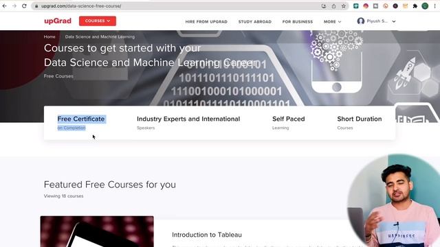 Upgrad 18+ Free Data Science Courses With Free Certificate (Courses Worth Lakhs) Python Full Course