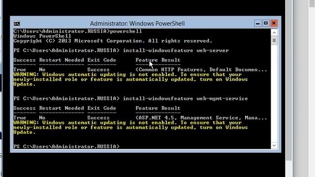 install IIS on windows server core смотреть онлайн