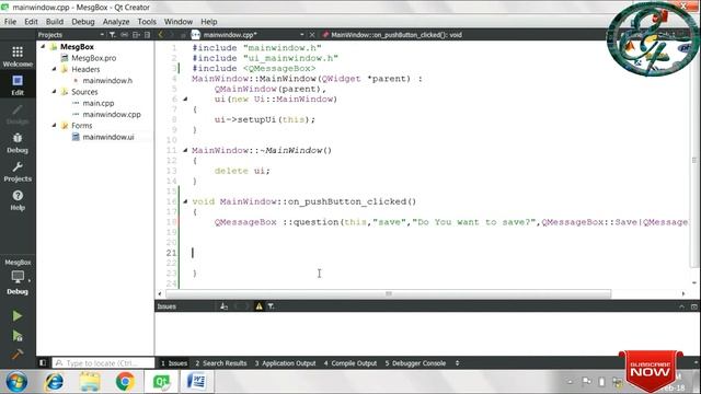 8. QT Tutorial தமிழ் : How to use QMessageBox in Tamil смотреть онлайн