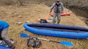 Апрельский сплав по рекам Щегринка , Мста Новгородской области.