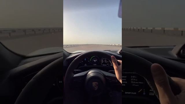 Porsche Taycan Turbo launch start