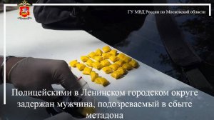 Полицейскими в Ленинском городском округе задержан мужчина, подозреваемый в сбыте метадона