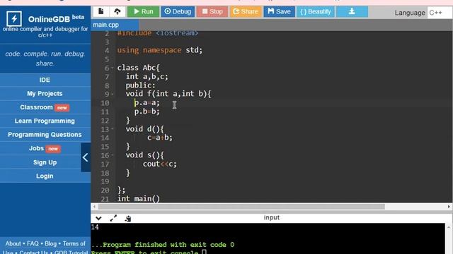 CPP this pointer and class function outline codding