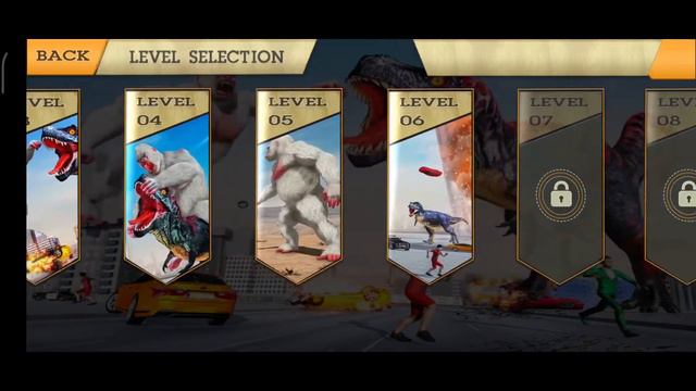 Monster Dinosaur vs King Kong Fighting 2021 | Dinosaur Gameplay video | King Gorilla Animal  part 3