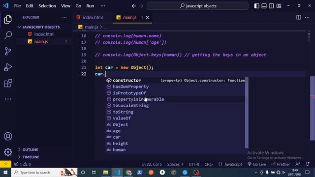Javascript Object Explained
