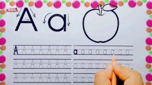 Tracing Alphabet Aa | Alphabets Practice For Toddlers | How to Write Small And Capital Letter Aa