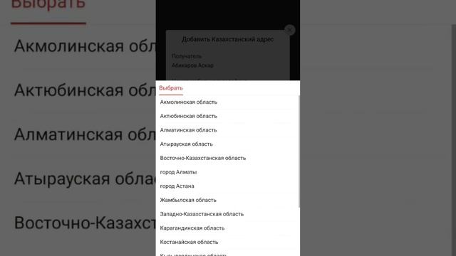 как добавить адрес на сайте пиндуодуо. указываем сразу Казахстанский адрес#пиндуодуо