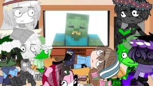 Monster School React To Zombie Rap||My Au||No Hate Plz||Read Pc||