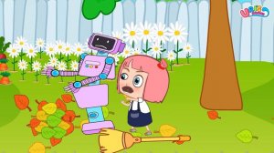 Uri and Story of Household Robot | Uri Cartoon Video For Kids