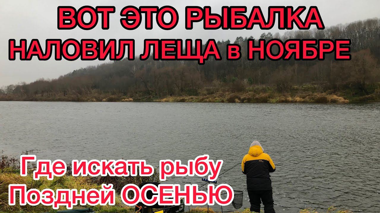 ФИДЕР в НОЯБРЕ / Как и Где искать ЛЕЩА / НАЛОВИЛ ЛЕЩА Осенью смотреть онлайн