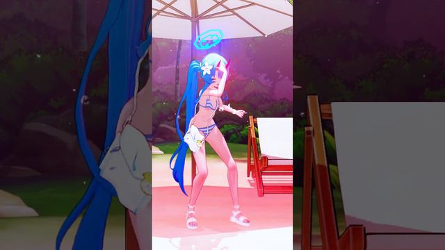 Ver#2【MMD R18 Blue Archive/4K】《Waraku Chise (和楽チセ)》~《 粛聖!! ロリ神レクイエム☆ (Shukusei!! Loli-Gami Requiem)