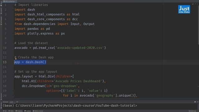Python Interactive Dashboards with Plotly Dash - Quick Tutorial смотреть онлайн