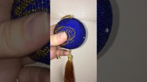 Шар из бисера 6 см (вертикальное видео)