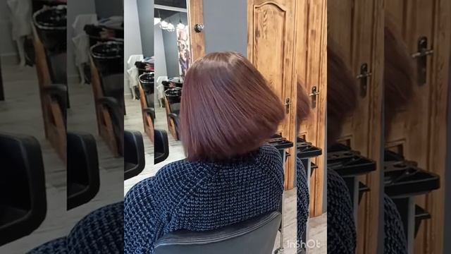 Женская стрижка градуированный Боб Women's Haircut Graduated Bob#стрижка#боб#haircutbob#womenhaircu