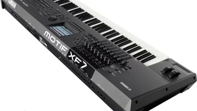Yamaha Motif XF7 -- Synth Lead + Drum Percussion Sounds смотреть онлайн