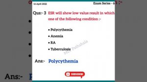 Lab Technician Exam Series:- 6 ⚕️ All Government Exams Questions 🔬 MLT Pathshala