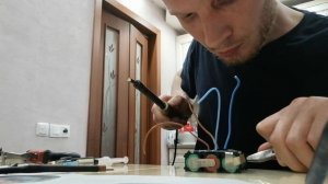 Переделка шуруповерта хендай на литий.