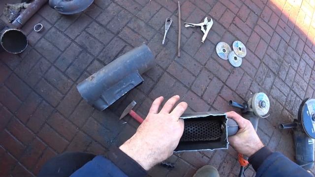 Переварили глушитель на снегоходе Тайга 550 - движок работает ровнее! Блог "В гостях у Владимира" смотреть онлайн